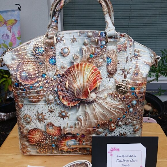 Brahmin Large Duxbury & Ady Wallet NWT Sea Jewel - Picture 2 of 7